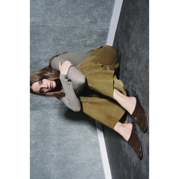 ZARA LIMITED EDITION LEATHER MULE SHOES - Picture 2 of 9